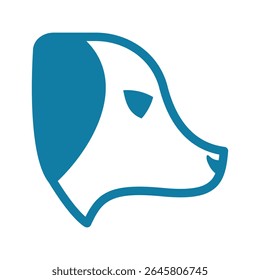 vector logo with dog theme, logo design inspirations.