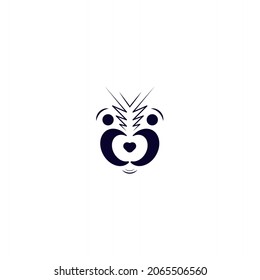 dogma de logotipo vectorial en el minimalismo