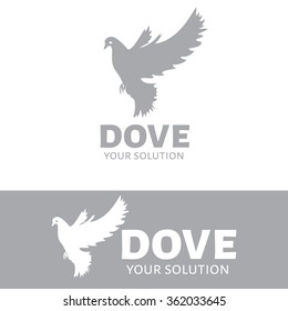Vector logo dove. Brand logo