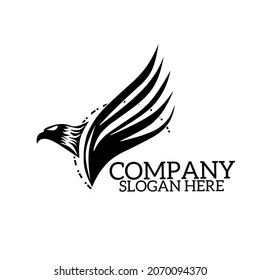 vector logo of eagle, good for company logo
