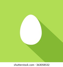 Vector logo egg, flat graphic