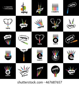 vector logo electronic cigarette