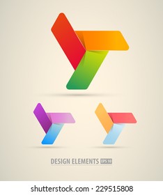 Vector logo elements