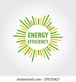 Vector Logo, Energy Efficiency.  