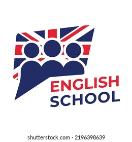 Vector Logo English Language School Webinar Stock Vector (Royalty Free ...