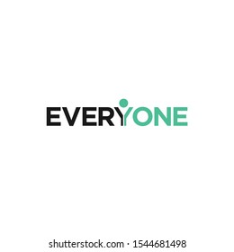 vector logo everyone with the letter Y like people