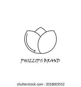 A vector logo featuring an abstract image of a phillips flower that can be branded.