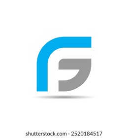 A vector logo featuring the initials F and G intertwined in a sleek, modern design, with clean lines and balanced proportions that convey simplicity and sophistication.