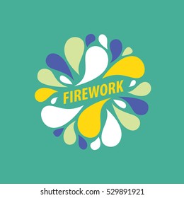 vector logo firework