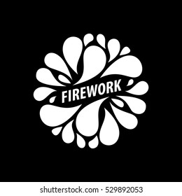 vector logo firework