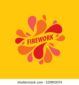 vector logo firework