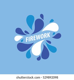 vector logo firework