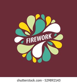 vector logo firework