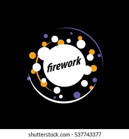 vector logo firework