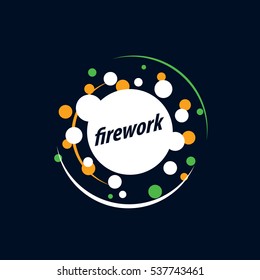 vector logo firework
