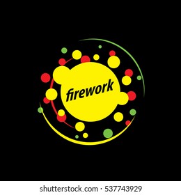vector logo firework