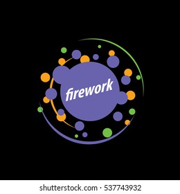 vector logo firework