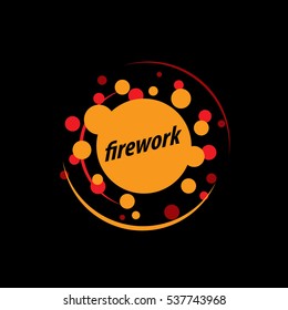 vector logo firework