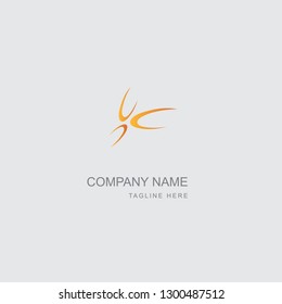 Vector logo of floral element. Abstract round blossoming flower with petals. Linear emblem for design of natural products, flower shop, cosmetics and ecology concepts, health, spa and yoga Center.

