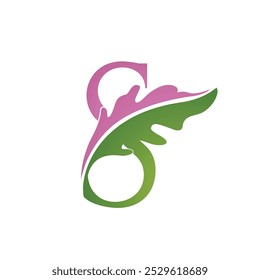Vector Logo Florist Letter S Exclusive 