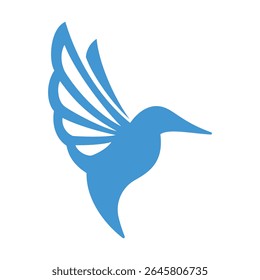 vector logo with flying bird theme, logo design inspirations.