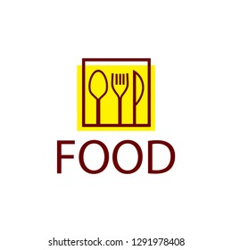 Vector Logo Food Restaurant Stock Vector (Royalty Free) 1291978408 ...