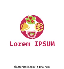 Vector logo Food / Restaurant / cooking. Business icon for the company. Illustration.