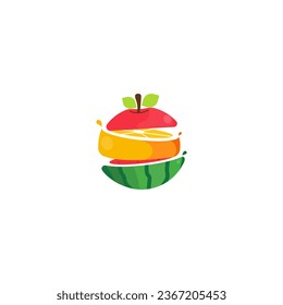 Vector logo for Fresh Fruits