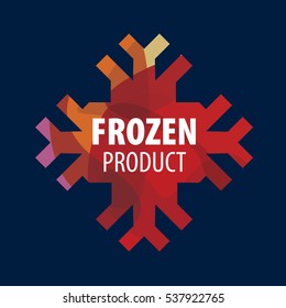 vector logo frozen