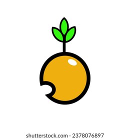 VECTOR LOGO WITH FRUIT FRIENDS