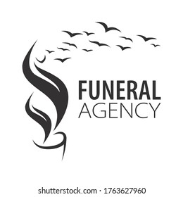 Vector Logo Of Funeral And Memorial Services