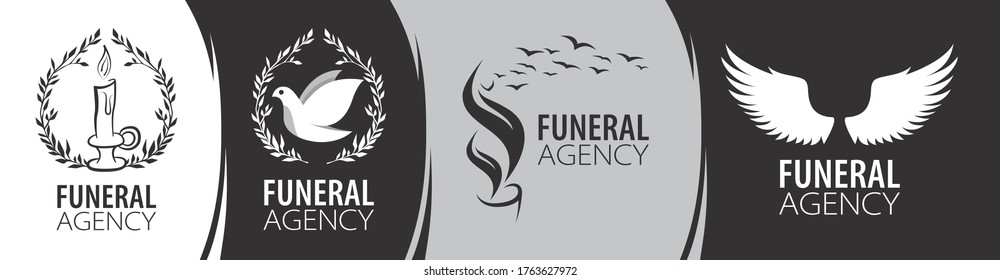 Vector Logo Of Funeral And Memorial Services