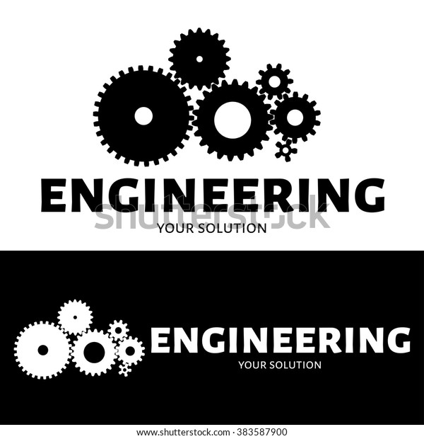 Vector\
logo gear. Logo in the form of a set of\
gears.