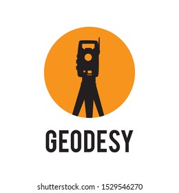 Vector logo of geodesy, design and topography