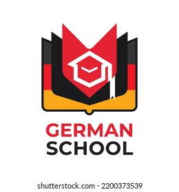 Vector logo of the German language school