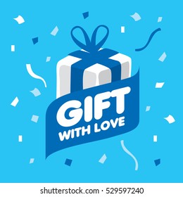 vector logo gift