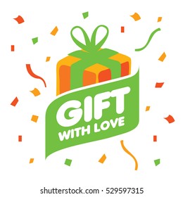 vector logo gift