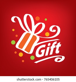 vector logo gift
