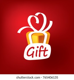 vector logo gift