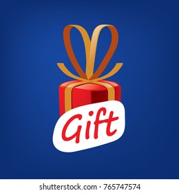 vector logo gift