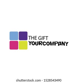 Vector Logo gift with box