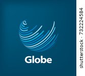 vector logo globe