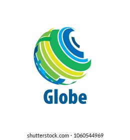 vector logo globe