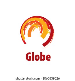 vector logo globe