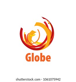 vector logo globe