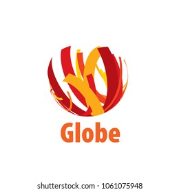 vector logo globe