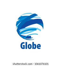 vector logo globe