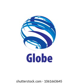 vector logo globe