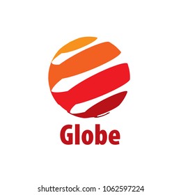 vector logo globe