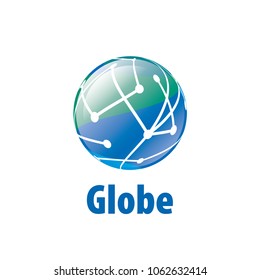 vector logo globe